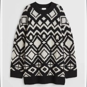 H&M Oversized Fair-aisle Sweater